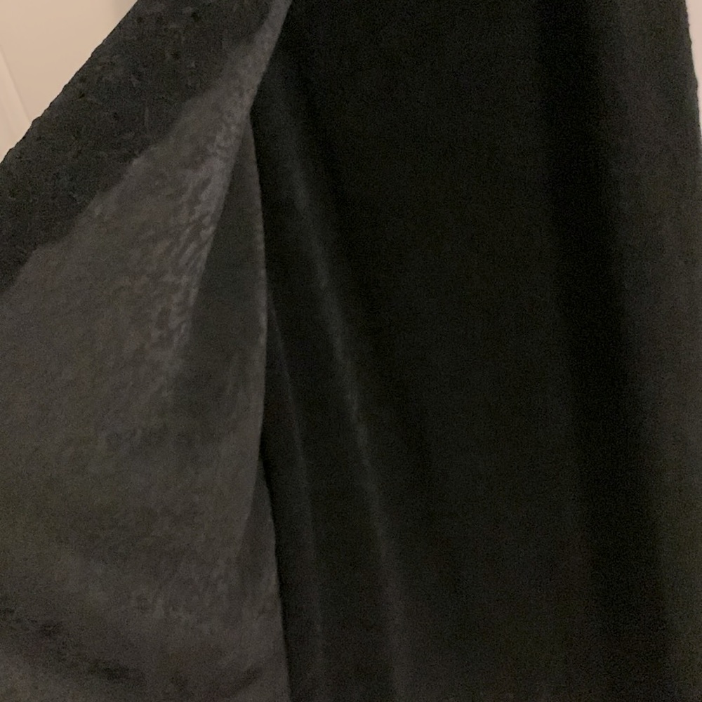 New Never Worn Eyelet Velvet Crochet Long Skirt, Stretch Waistband - Picture 11 of 12